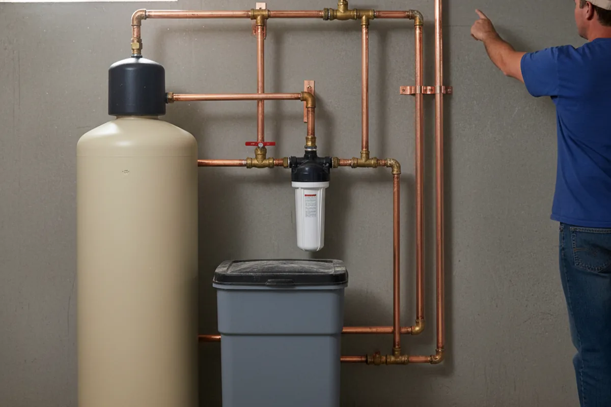 Whole-house water treatment system installed in Dayville